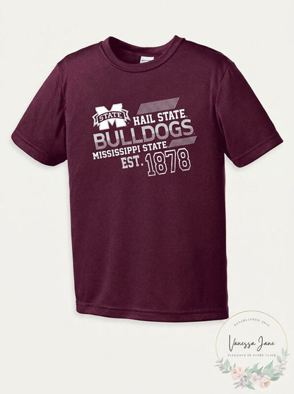 NCAA Mississippi State Bulldogs Youth Boys Offsides Short sleeve, Size Small