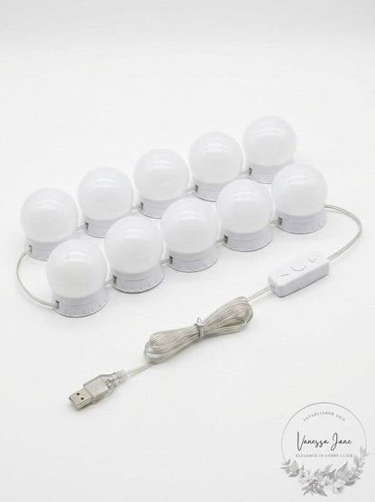 Vanity Lights for Mirror,Premtess Hollywood Style Vanity Lights with 10 dimmable
