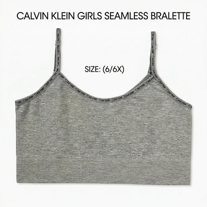 Calvin Klein Girls Seamless Bralette-Size (6/6X)
