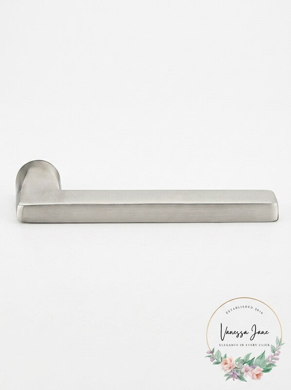 Emtek Brass Helios Lever, Satin Nickel