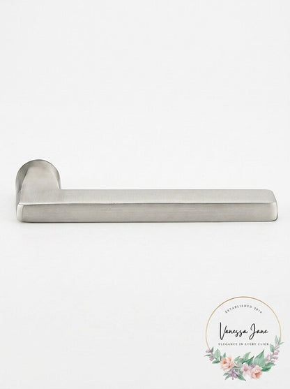 Emtek Brass Helios Lever, Satin Nickel