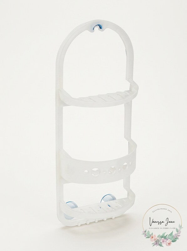 Glacier Bay Over-the-Shower Caddy in Frosted Clear