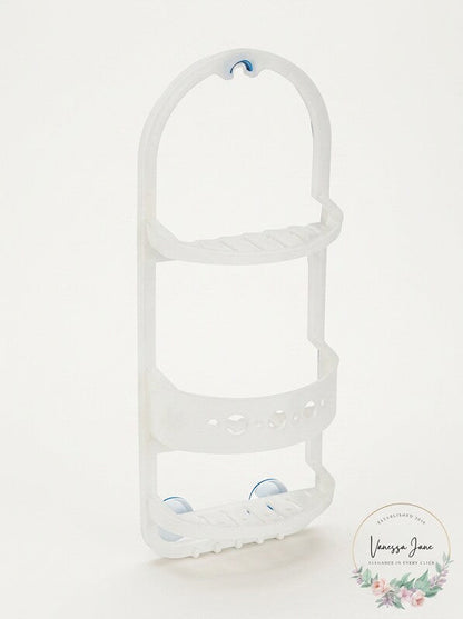 Glacier Bay Over-the-Shower Caddy in Frosted Clear