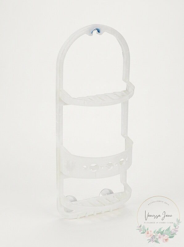 Glacier Bay Over-the-Shower Caddy in Frosted Clear