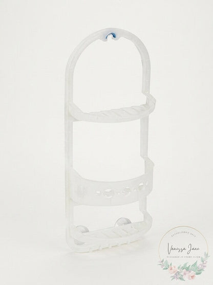 Glacier Bay Over-the-Shower Caddy in Frosted Clear