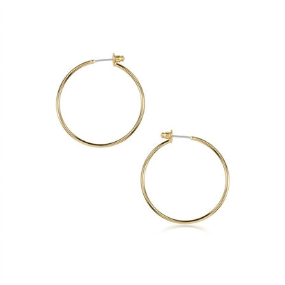 Anne Klein Gold-Tone Large Hoop Earrings