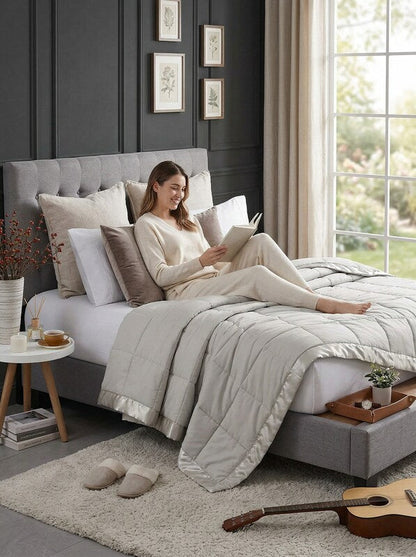 Madison Park Windom Down Alternative Blanket, Microfiber with 3M Scotchgard King