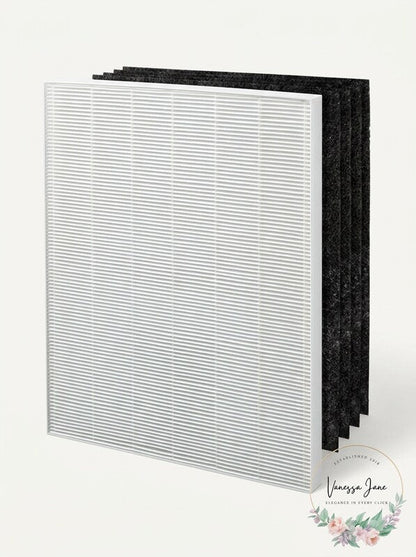 Winix 115115 Replacement Filter Set (Filter A) 4 Carbon + 1 True Hepa