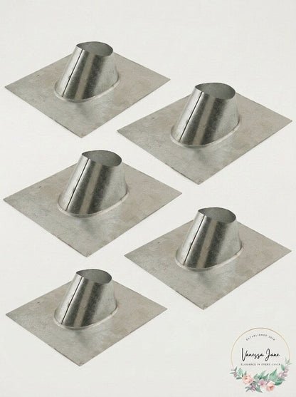 Lot of 5 Amerivent  4Ef Roof  Vent Flashing, 4inches