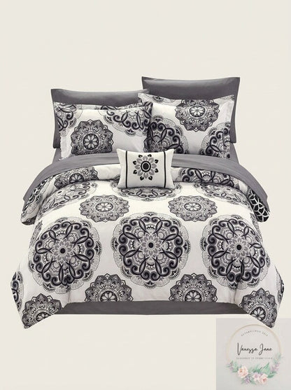Chic Home Barcelona 6-PC Twin Midweight Reversible Comforter
