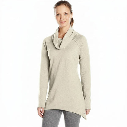 Marc New York Performance Womens Shark Bite Cowl Neck Tunic, Small