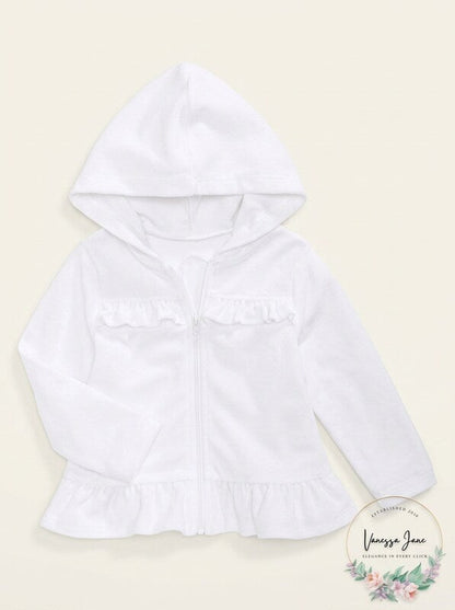 First Impressions Baby Girls Eyelet Hoodie-18Mo