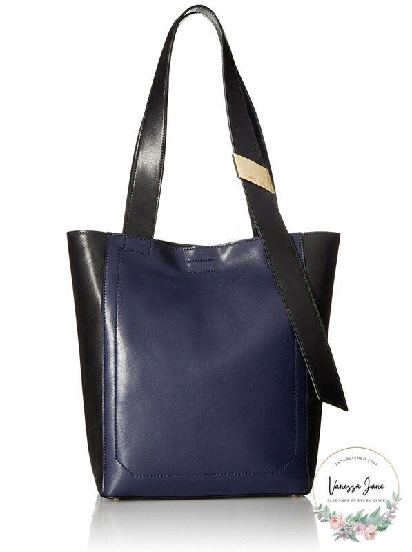 Calvin Klein Karsyn North South Leather Small Tote Shoulder Bag