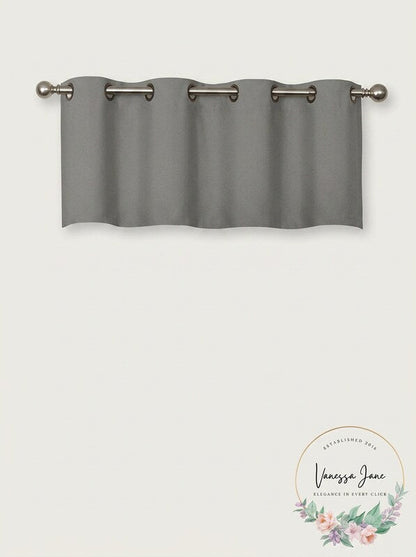 Eclipse Nadya Grommet-Top Valance, 52 X18