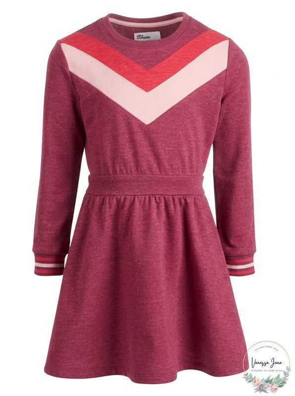 Epic Threads Girls Chevron Sweatshirt Dress
