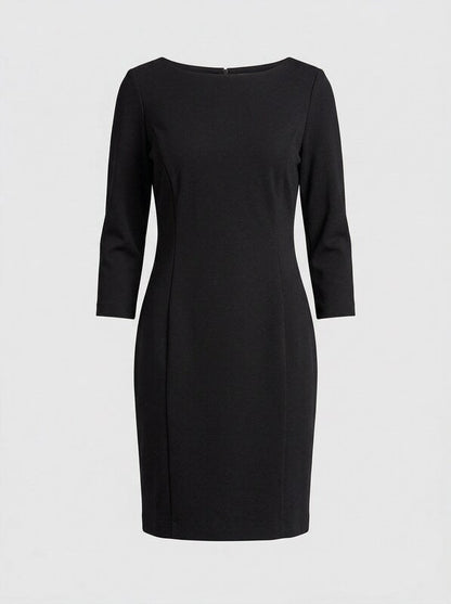 Dkny Ruched Sleeve Sheath Dress, Size 2