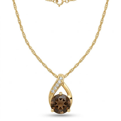 Charter Club Crystal Pendant Necklace in 18K Rose Gold Plate