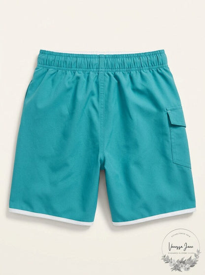 Laguna Boys UPF 50 Boys Stripe Drawstring Boardshorts Swim Trunks, Size 3T
