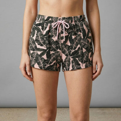 Ideology Girls Pink Floral Leaf Shorts Size XL