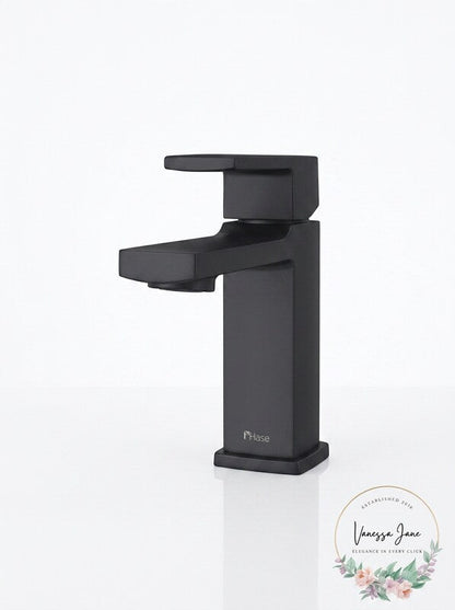 Pfister LG42-DA Deckard 1.2 GPM Single Hole Bathroom Faucet Black Faucet Bathroo