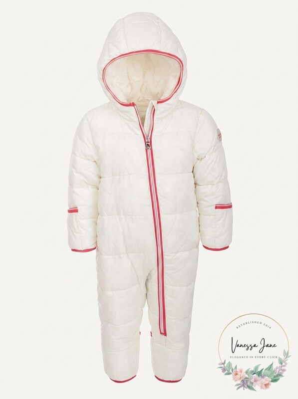 Michael Kors Baby Girls 1-Pc. Hooded Pram Snowsuit, 6-12 months