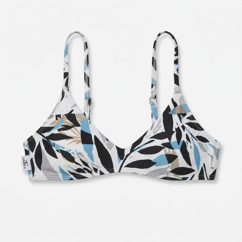 ONeill Juniors Nora Printed Bralette Bikini Top, Medium