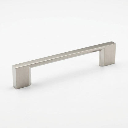 Lot of 6 Unbranded 5-in Center to Center Cabinet Pull, Satin Nickel