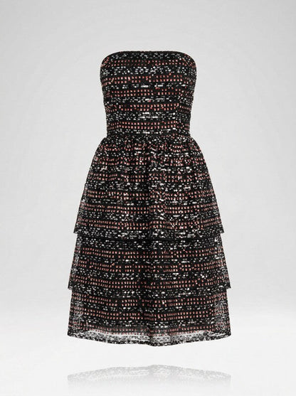 Aidan by Aidan Mattox Strapless Sequined Dress, Size 2