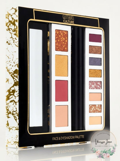 Glitterati Culture Double-Sided Face and Eyeshadow Palette