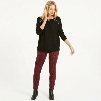 INC Peekaboo Grommet Sweater, Size Large