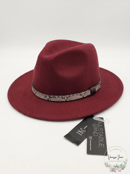 I.N.C.  Animal-Band Panama Hat