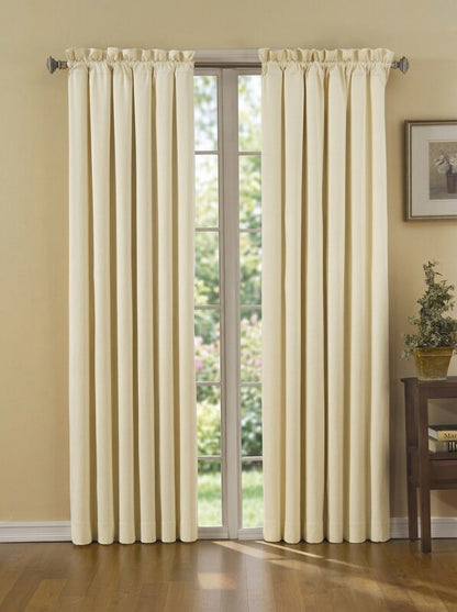 Eclipse Canova 42-Inch by 84-Inch Thermaback Blackout Panel, Ivory