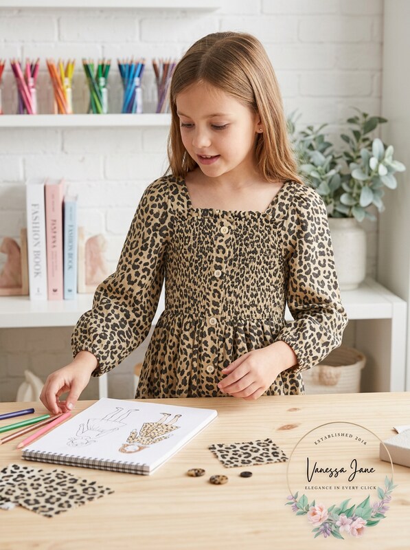 Cotton On Girls Lindsay Long Sleeve Dress, Size 9-10