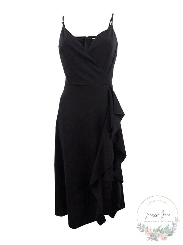 Rachel Rachel Roy Womens Plus Size Ruffled Faux-Wrap Dress, Size 20W