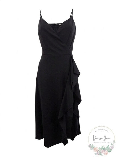 Rachel Rachel Roy Womens Plus Size Ruffled Faux-Wrap Dress, Size 20W