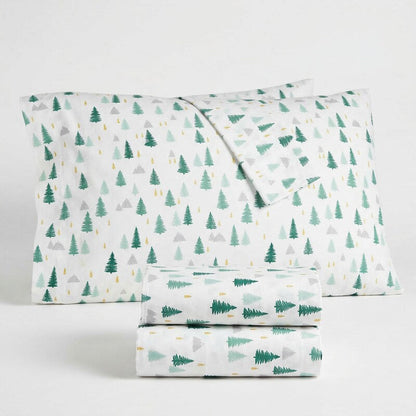Martha Stewart Collection Holiday Printed 4 PC. Sheet Set, Full