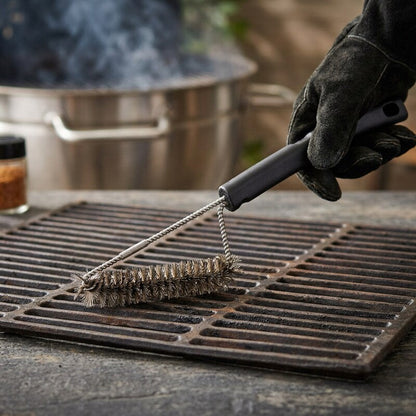 Mr. Bar-B-Q Oversized Deep Cleaning Dual Wire Grill Brush