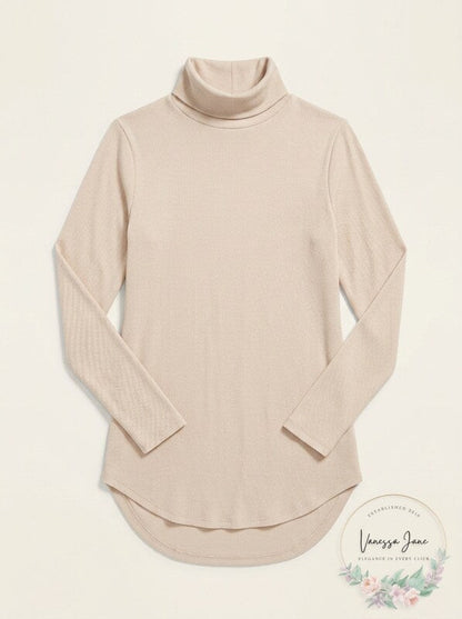 Jm Collection Petite Turtleneck Top, Pointe Pink Size XL