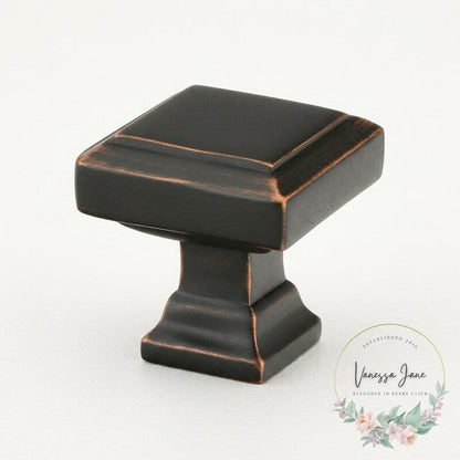 Emtek 86296 American Designer 1-5/8 Inch Square Cabinet Knob