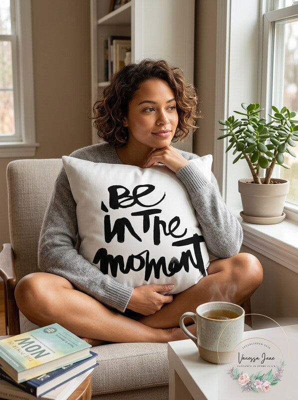 Deny Designs Kal Barteski Be in the Moment Polyester Throw Pillow 16 x 16