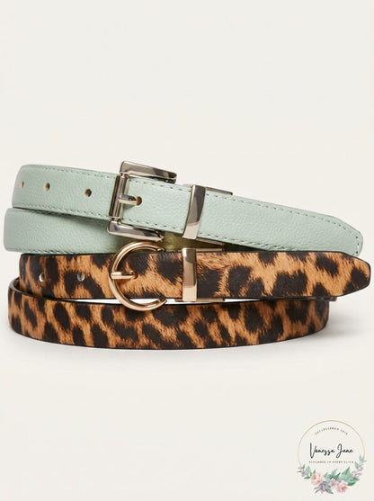 Steve Madden Womens 2-for-1 Reversible Belt, Size Large