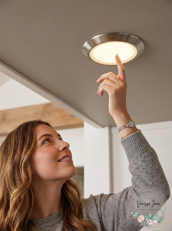 Jesco CM405M-40-CH Mini Disk Led Ceiling &amp; Ada Wall Mount