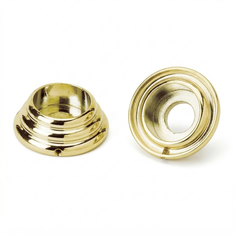 Alno A723 Traditional 7/8 Inch Diameter Shower Rod Mounting Bracket Set Polished