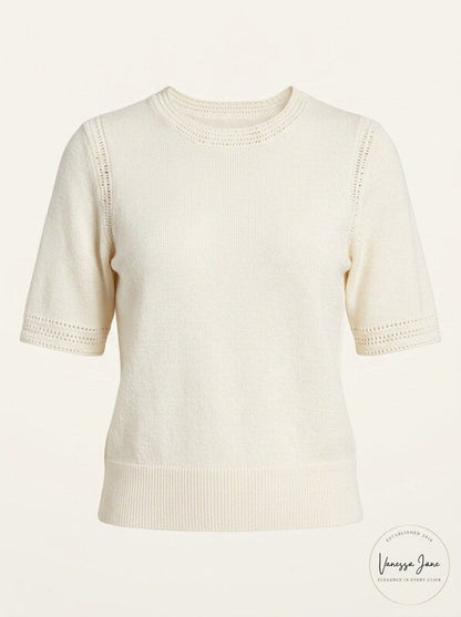 Joie Feona Crochet Trim Sweater , Size XS