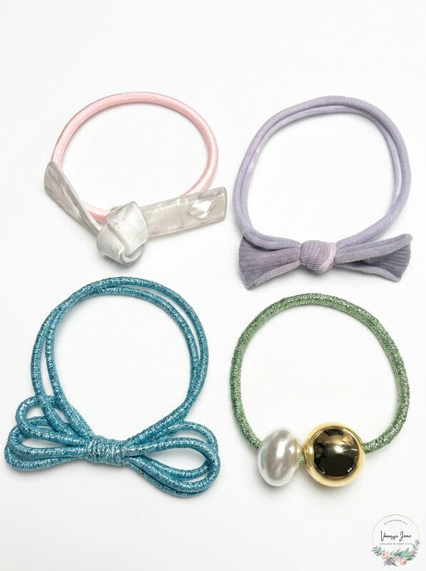 Inc International Concepts 4-PC. Gold-Tone &amp; Imitation Pearl Bow