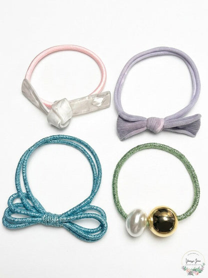 Inc International Concepts 4-PC. Gold-Tone &amp; Imitation Pearl Bow