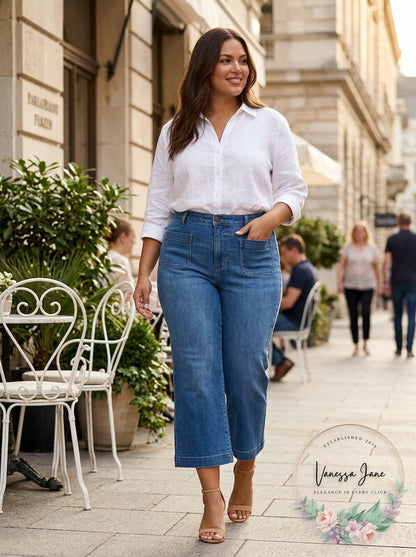 Seven7 Jeans Trendy Plus Size Patch-Pocket Bootcut Jeans