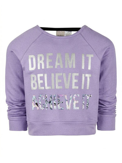 Ideology Toddler Girls Dream-Print Sweatshirt, Size 2T