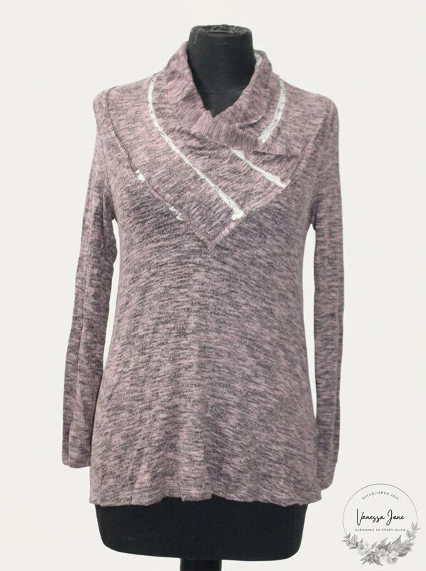 Style &amp; Co Petite Cowl-Neck Top, Size PXL