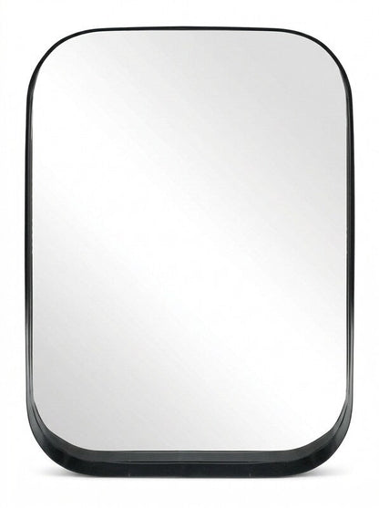 Home Decorators Collection Medium Rectangle Black Modern Mirror